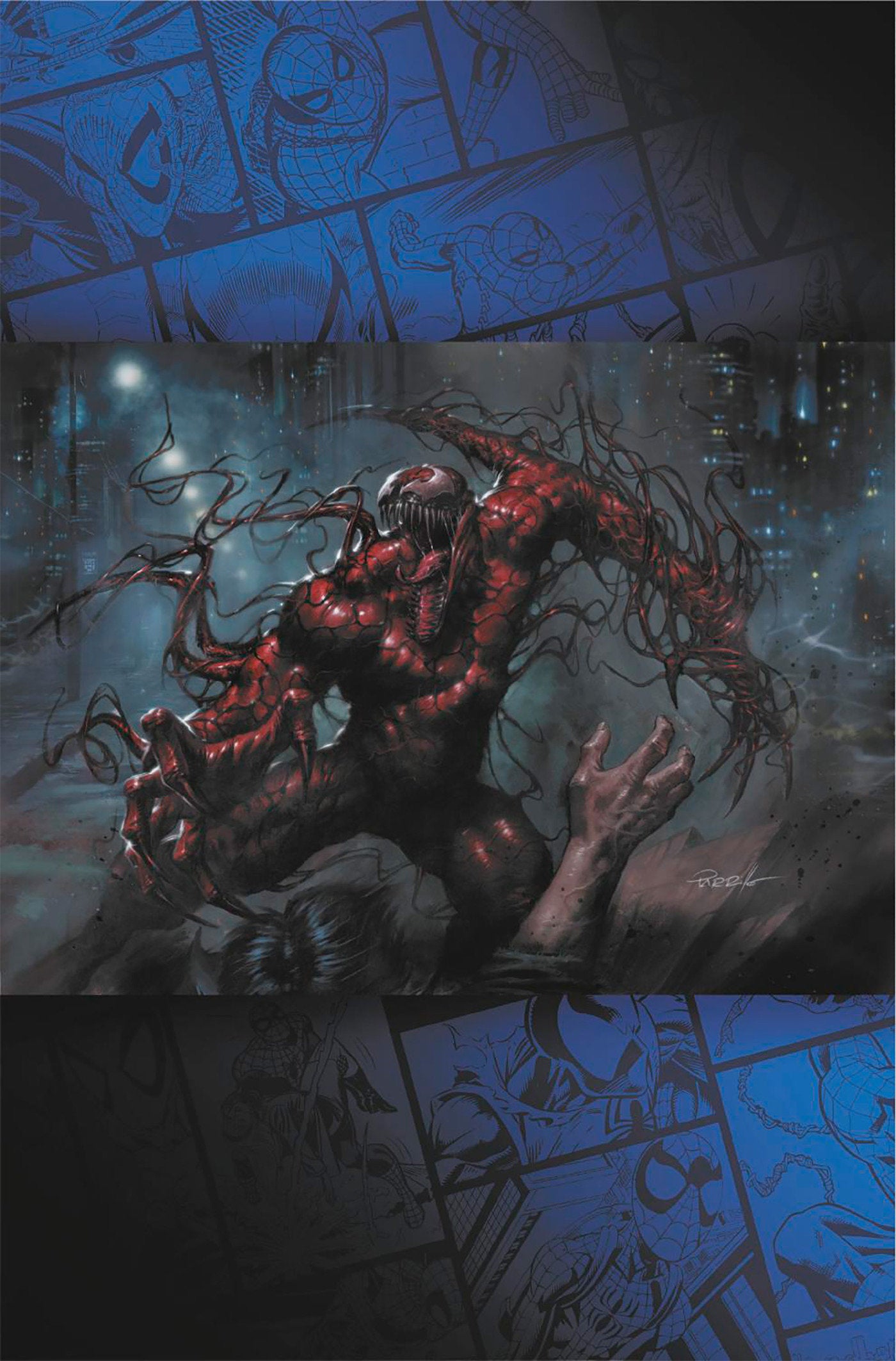 Amazing Spider-Man/Venom: Death Spiral   Body Count #1 Lucio Parrillo Magic: The Gathering Full Art Variant [Ds]