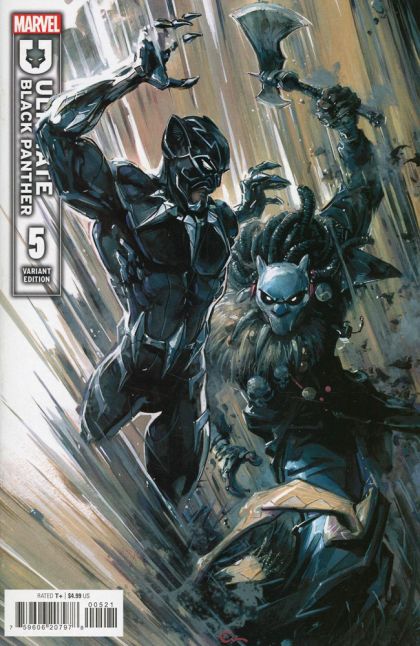 Ultimate Black Panther #5B Clayton Crain Variant