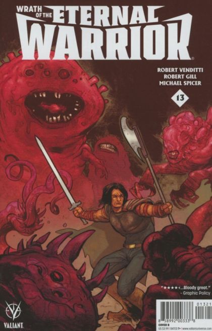 Wrath of The Eternal Warrior #13B Kyle Strahm Variant