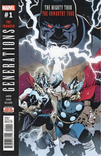Generations: The Unworthy Thor & The Mighty Thor #1A Regular Mahmud Asrar Cover