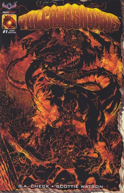 Volcanosaurus #1C Fiery Edition Cover