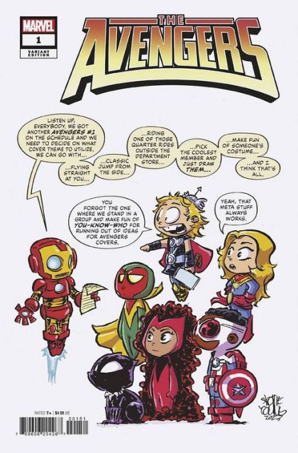 The Avengers, Vol. 9 #1E Skottie Young Variant