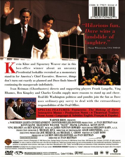 Dave (1993) - DVD