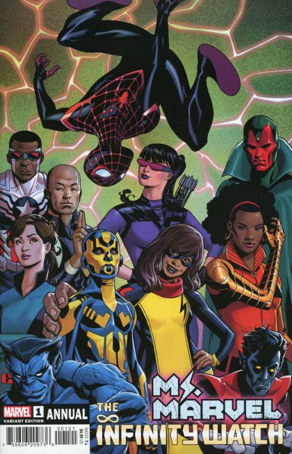 Ms. Marvel Annual #1B Mike Mckone Infinity Watch Variant