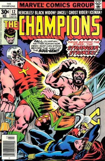 Champions, Vol. 1 (Marvel) #12A Newsstand Edition