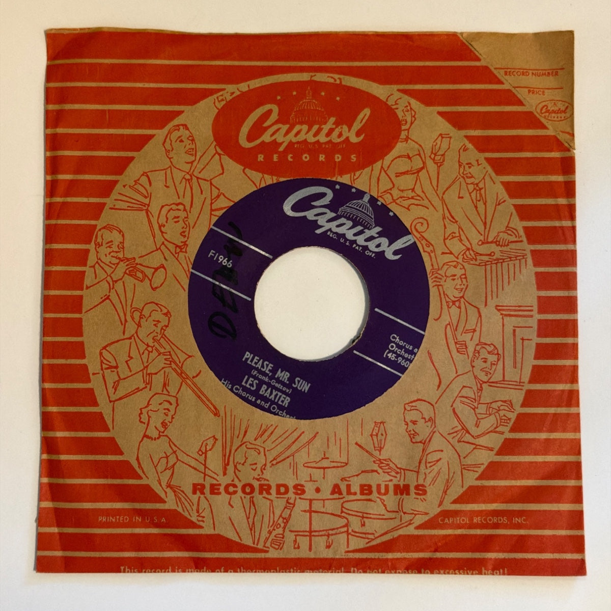 Les Baxter, His Chorus And Orchestra - Blue Tango / Please, Mr. Sun (1952) - Vinyl