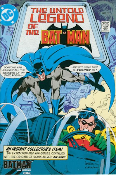 The Untold Legend of the Batman #2B Brand Sweetened Cereal Edition
