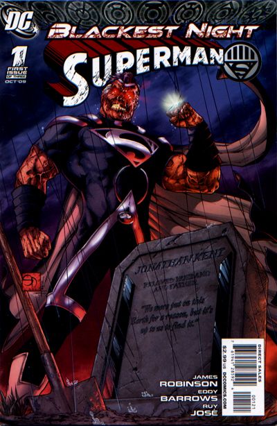 Blackest Night: Superman #1B Shane Davis Variant