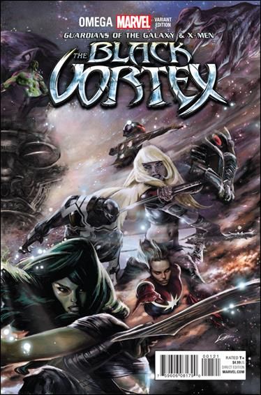 Guardians of the Galaxy & X-Men: The Black Vortex Omega #1B Alexander Lozano Connecting Variant Cover