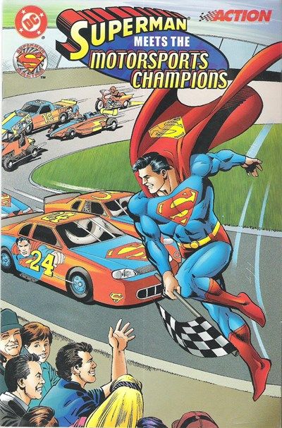 Superman Meets the Motorsports Champions