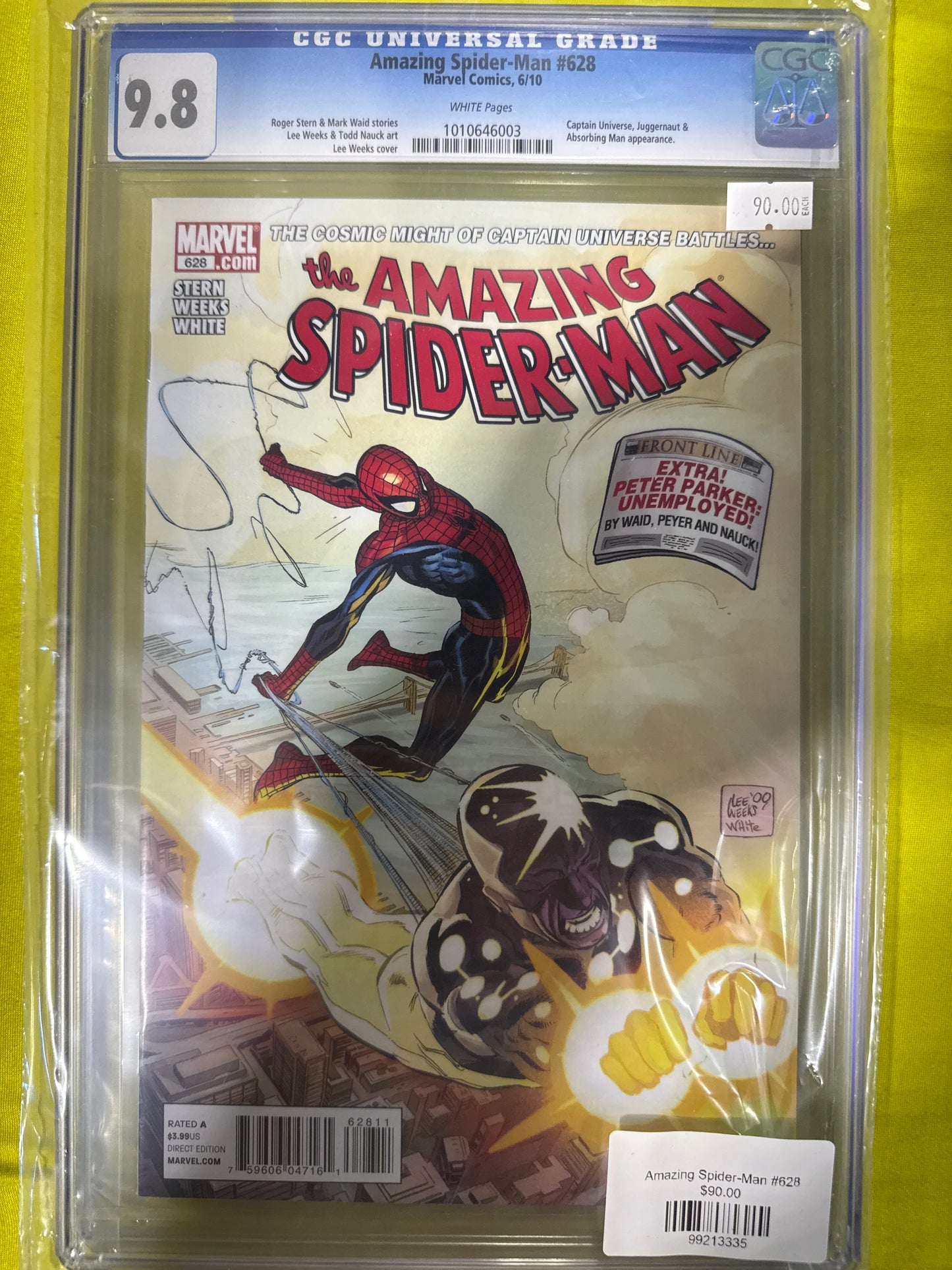 Amazing Spider-man #628 CGC 9.8