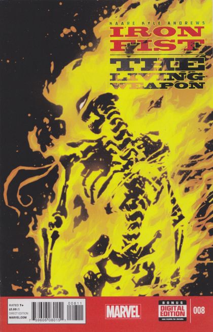 Iron Fist: The Living Weapon #8 Kaare Andrews Regular