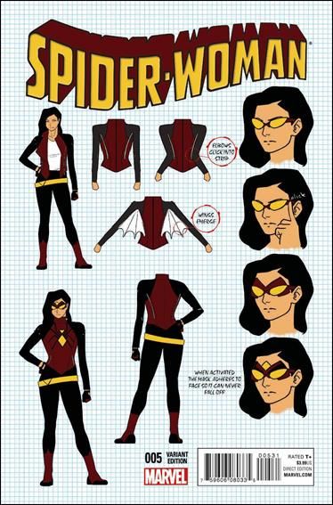 Spider-Woman, Vol. 5 #5B Kris Anka Design Variant Cover