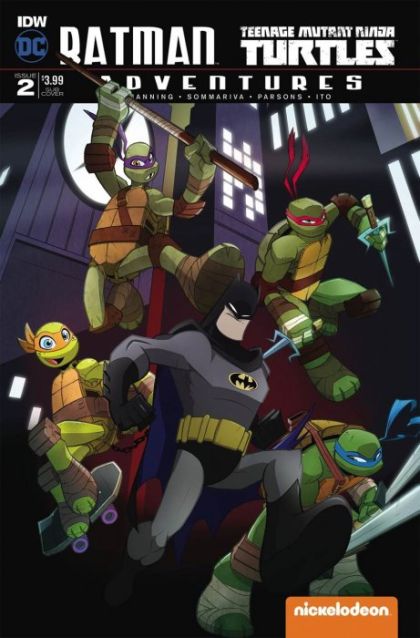 Batman / Teenage Mutant Ninja Turtles Adventures #2C Variant Billy Martin Subscription Cover