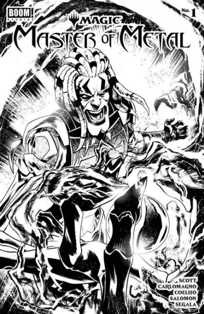 Magic: The Gathering - Master of Metal #1G Adam Gorham LCSD B&W Variant