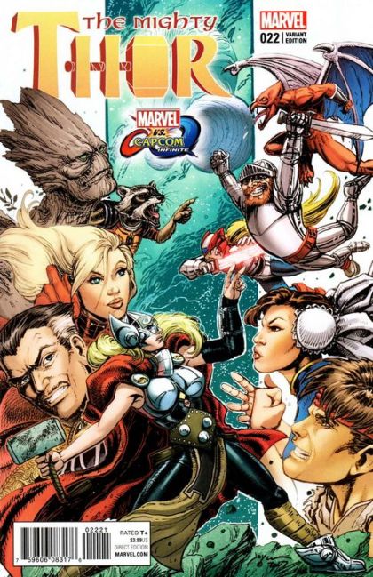 The Mighty Thor, Vol. 2 #22B Variant Joyce Chin Marvel vs Capcom Cover