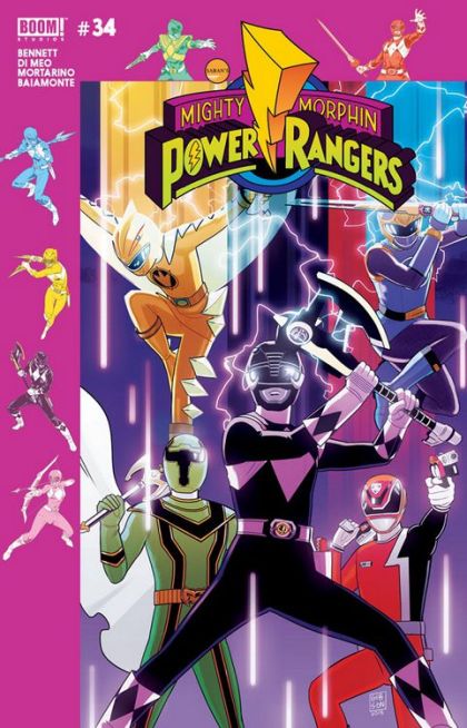 Mighty Morphin Power Rangers, Vol. 1 (Boom! Studios) #34B Jordan Gibson Subscription Variant