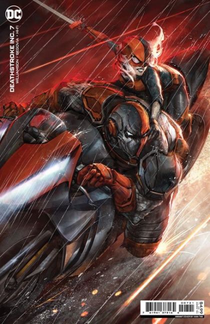 Deathstroke Inc. #7B Ivan Tao Card Stock Cover