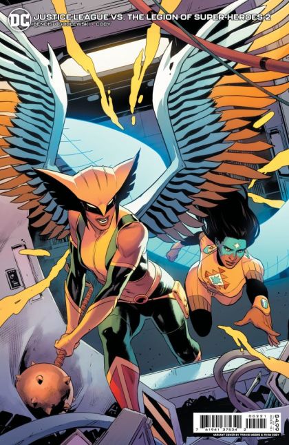 Justice League vs. The Legion of Super-Heroes #2B Travis Charest Variant Cover