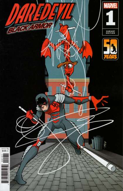 Daredevil: Black Armor #1C Gustavo Duarte Howard the Duck Variant