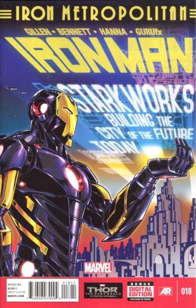 Iron Man, Vol. 5 #18A Regular Paul Rivoche Cover