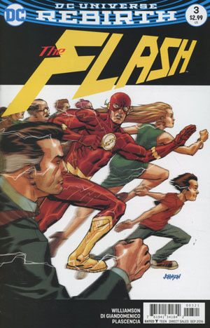 Flash, Vol. 5 #3B Variant Dave Johnson Cover