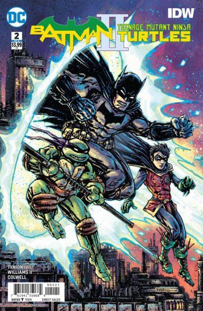Batman / Teenage Mutant Ninja Turtles II #2B Variant Kevin Eastman Cover