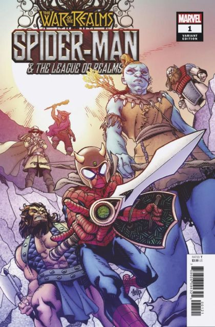 War of the Realms: Spider-Man & the League of Realm #1B Variant Cully Hamner Cover