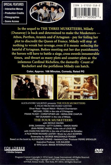 The Four Musketeers (1974) - DVD