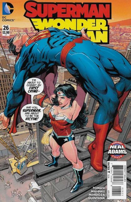 Superman / Wonder Woman #26B Neal Adams Variant Cover
