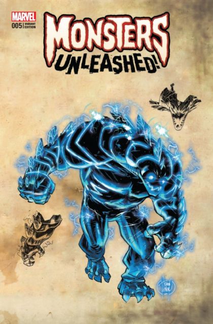 Monsters Unleashed, Vol. 2 #5F Variant Adam Kubert Monster Wraparound Cover