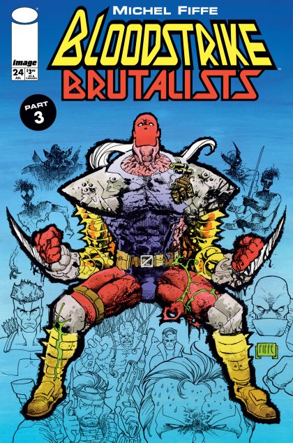 Bloodstrike, Vol. 3 #24A Regular Michel Fiffe Cover