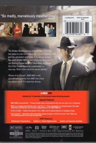 Mad Men: Season 2 - DVD