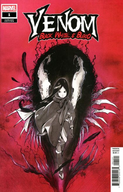 Venom: Black, White & Blood #1B Peach Momoko Variant