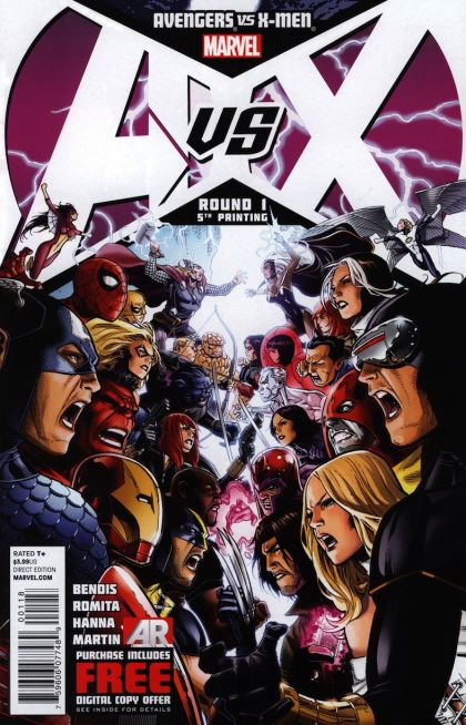 Avengers vs. X-Men #1Q 5th Printing Jim Cheung
