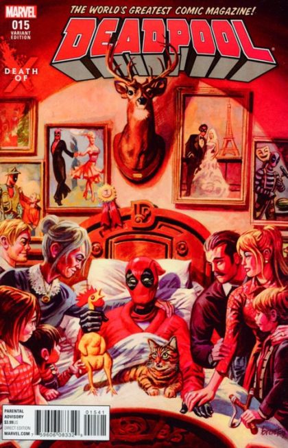 Deadpool, Vol. 5 #15D Death of X Variant Cover