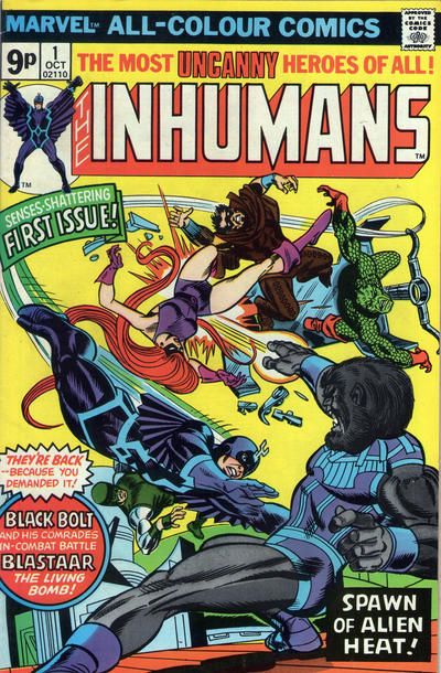 Inhumans, Vol. 1 #1B UK Price Variant