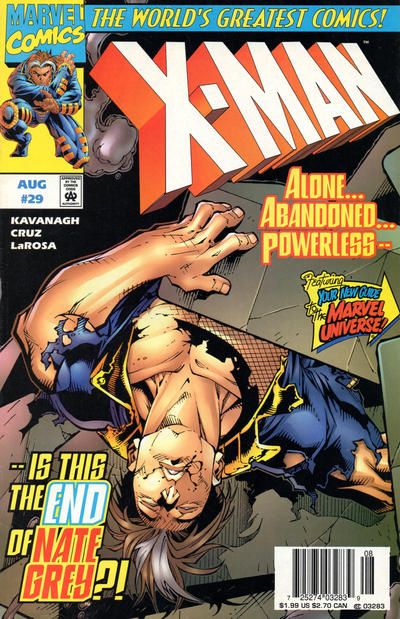 X-Man #29B Newsstand Edition