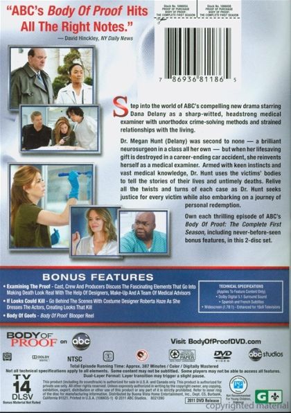 Body of Proof: Season 1 - DVD
