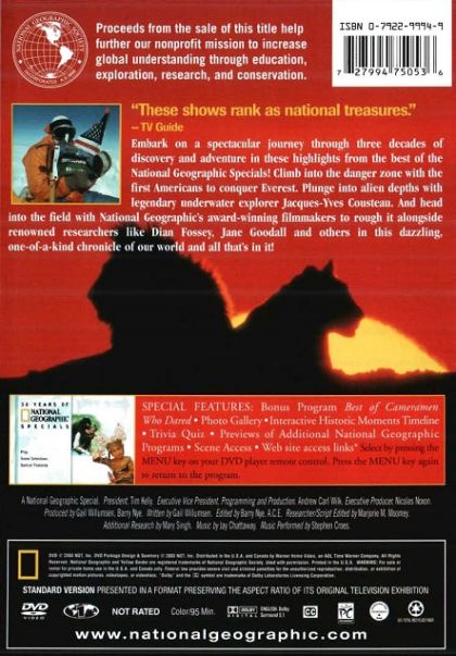 30 Years of National Geographic Specials (1995) - DVD