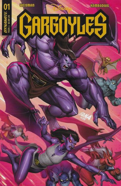 Gargoyles (Dynamite) #1A Regular David Nakayama Cover