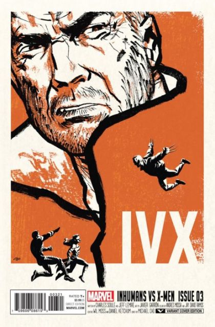 Inhumans vs. X-Men #3B Variant Michael Cho Cover