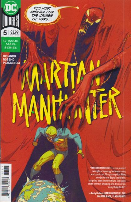 Martian Manhunter, Vol. 5 #5A Regular Riley Rossmo Cover
