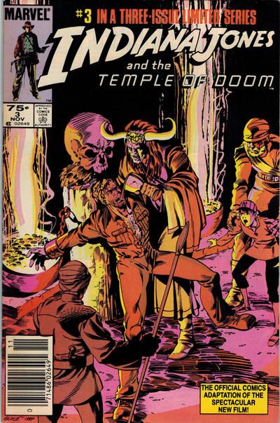 Indiana Jones and the Temple of Doom #3B Newsstand Edition