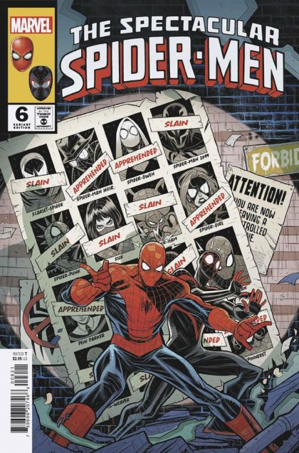 The Spectacular Spider-Men #6B Elizabeth Torque Homage Variant