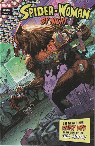 Spider-Woman, Vol. 7 #5P Variant Patrick Gleason Spider-Woman By Night Horror Cover