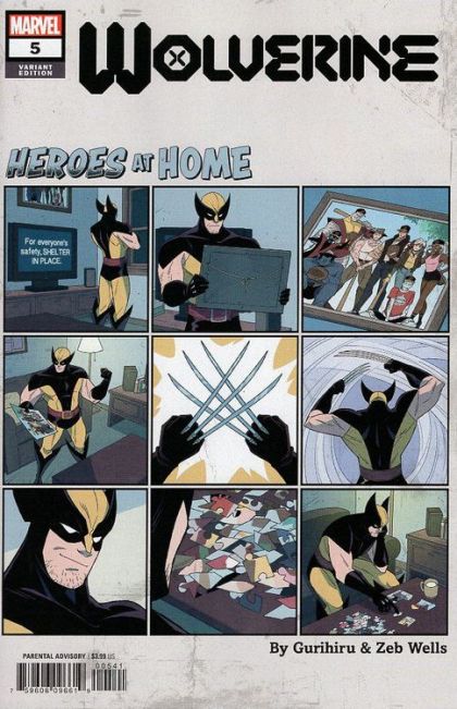 Wolverine, Vol. 7 #5D Gurihiru Heroes At Home Variant