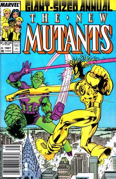 New Mutants, Vol. 1 Annual #3B Newsstand Edition
