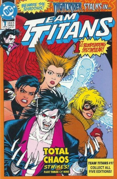Team Titans #1B Nightrider Cover
