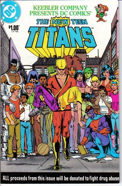 The New Teen Titans (President's Drug Awareness Campaign) #1B Presented by Keebler, Retail Edition